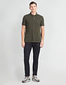 Arrow Sports Solid Dobby Autoflex Trousers