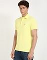 Tommy Hilfiger Solid Slim-Fit Cotton Polo Shirt
