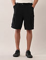 U.S. Polo Assn. Denim Co. Solid Regular Fit Cargo Shorts