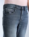 Flying Machine Mid Rise Mankle Relaxed Tapered Fit Jeans