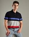 Tommy Hilfiger Striped Regular-Fit Cotton Polo T-Shirt