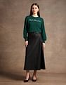 U.S. Polo Assn. Women Pure Cotton Brand Embroidered Sweater