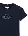 Tommy Hilfiger Kids Girls Logo Regular-Fit Cotton T-Shirt