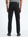Flying Machine Mid Rise Slash Slim Tapered Jeans
