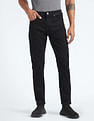 Flying Machine Mid Rise Slash Slim Tapered Jeans