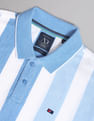 AD by Arvind Vertical Stripe Real Deal Polo Shirt