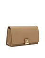 Tommy Hilfiger Solid Khaki Pu Sling Bag