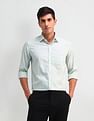 Arrow Manhattan Slim Fit Windowpane Checked Shirt