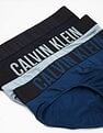 Calvin Klein Underwear Solid Multi Low Rise Briefs - Pack Of - 3