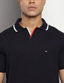 Tommy Hilfiger Tipped Collar Organic Cotton Polo Shirt