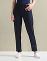 U.S. Polo Assn. Women Cigarette Fit Ponte Roma Trousers