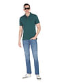 AD by Arvind Modern Jersey Slub Polo Shirt