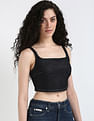 Calvin Klein Jeans Denim Bralette Top