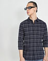 Flying Machine Tartan Check Dobby Shirt