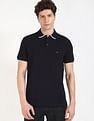 Tommy Hilfiger Solid Regular-Fit Cotton Polo Shirt
