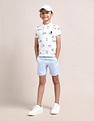 U.S. Polo Assn. Kids Boys Graphic Print Polo Shirt
