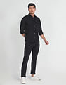 Arrow Sports Motif Print Cotton Casual Shirt