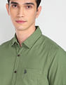 U.S. Polo Assn. Denim Co. Regular Solid Pure Cotton Casual Shirt