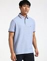 Tommy Hilfiger Solid Regular-Fit Cotton Polo Shirt