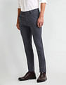 Arrow Slim Fit Checked Trousers